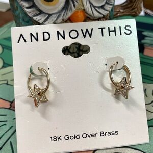 And Now This Gold Star Earrings